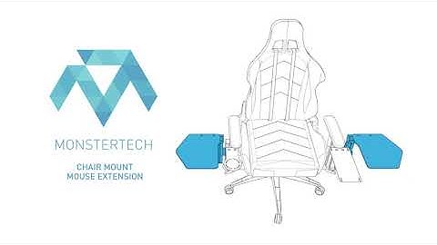 MONSTERTECH Chair Mount Mouse Extension Assembly Video