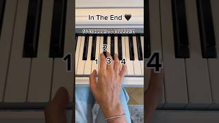In The End | easy piano tutorial #easytutorial #keyboard #pianotutorial