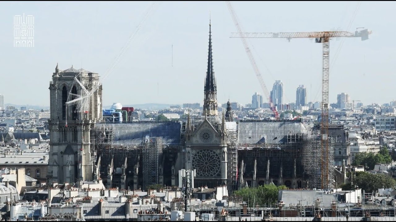 Timelapse - Le chantier de Notre-Dame de Paris (Avril 2023 - Décembre 2024)