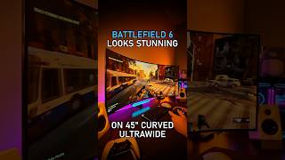 Battlefield 6 on LG UltraGear 45” OLED HDR UltraWide ULTRA Graphics RTX
