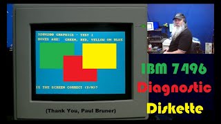 Extracting and running the IBM 7496 "Diagnostic Diskette"!