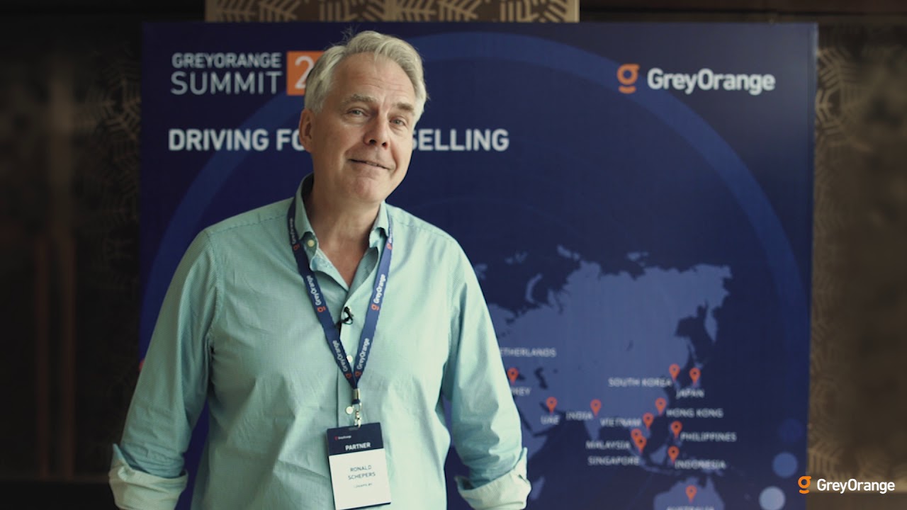 Ronald Schepers - MD, Logaps BV on partnership with GreyOrange - YouTube