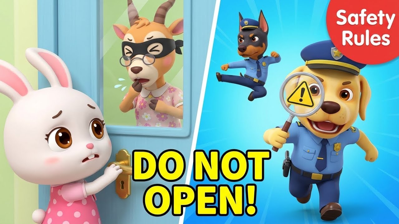 The Helpful Trap!🚪Granny Antel's Sneaky Disguise | Home Safety Rules Sheriff Labrador Police Mystery