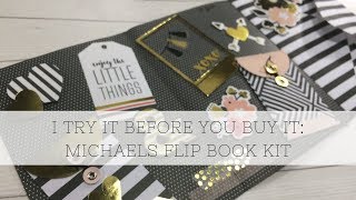 Michaels Snail Mail Flip Book Kit - Unboxing & Review
