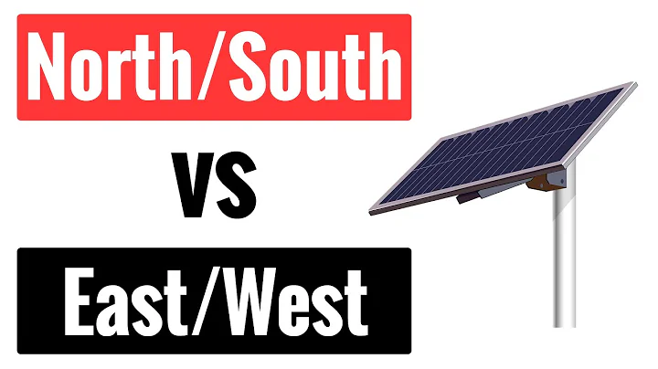 Which is BEST? - North South Vs East West Solar Panel Facing Orientation