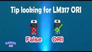 Tip Mencari LM317 Ori LM317 Palsu LM317 Asli Ide Kreatif DIY LM 317 screenshot 4
