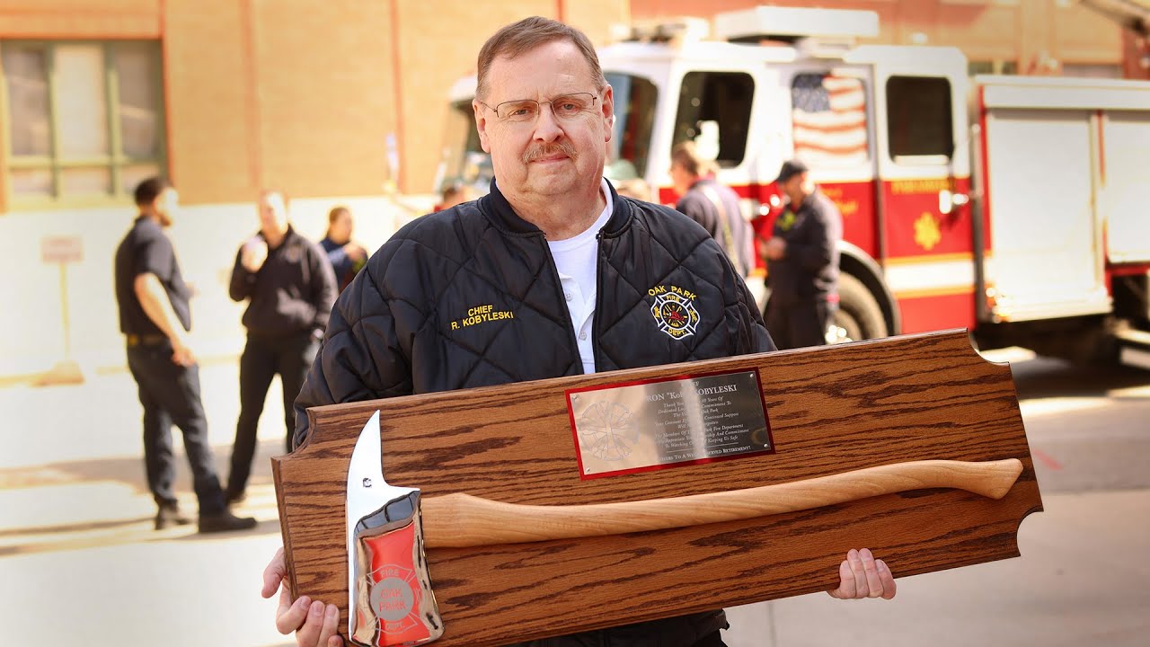 Oak Park Fire Chief Ron Kobyleski Retires After Forty Years With ...
