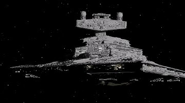 Star Destroyer exiting hyperspace | Fan 3D Blender Animation