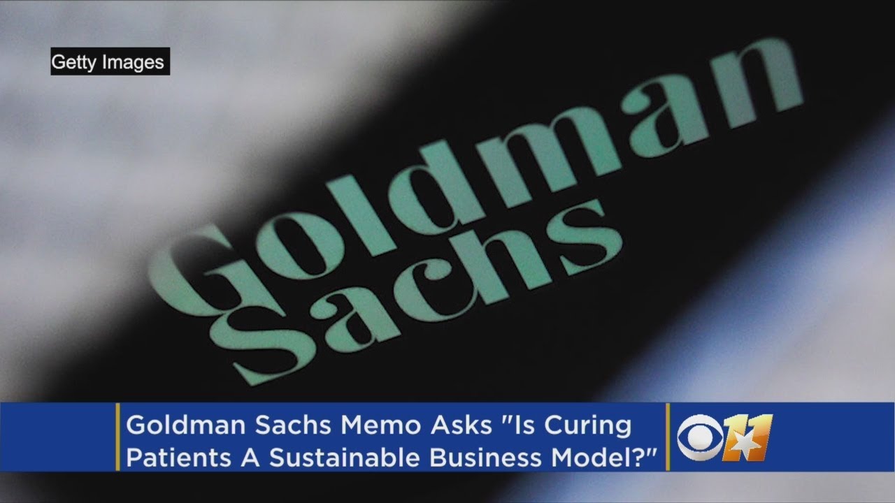 Goldman Sachs report: "Is curing patients a sustainable business model?"