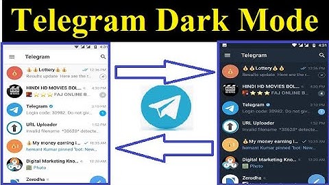 Telegram Dark Mode || Telegram me Dark Mode Kaise Kare || How To Enable Dark Mode On Telegram 2020
