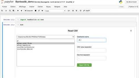 load dataset with bamboolib