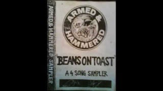 Armed and Hammered - Beans on Toast (4 song sampler cassette)
