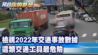 檢視2022年交通事故數據 這類交通工具最危險《 @57DreamSt  預約你的夢想 精華篇》20230410 李冠儀 林大維 蔡崑成