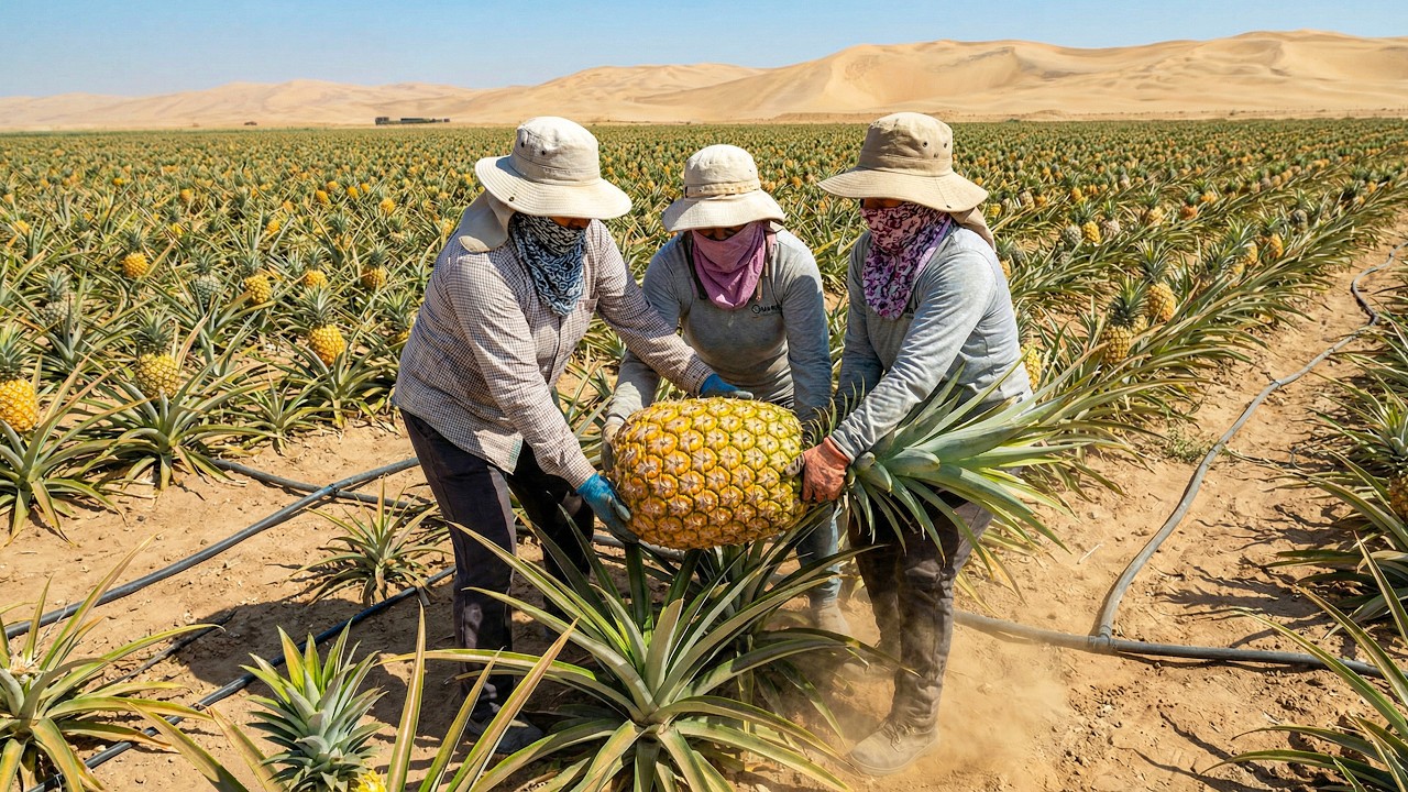 Unbelievable! Pineapples Are Being Grown in the Desert – And the Results Have Astonished Millions