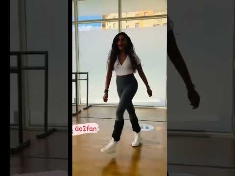 رقص دينا الشربيني مع مدرب الرقص