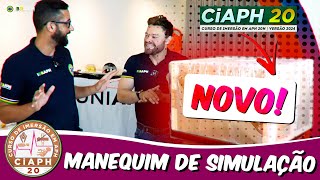 Compramos um manequim de simulação novo para o CiAPH20 (procedimento super importante)