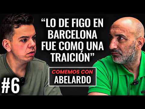 Vuelta de Figo al Camp Nou. Codazo de Tasotti a Luis Enrique. Ascenso Sporting | Comemos #6 Abelardo