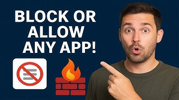 How to Block or Allow Apps Through Windows Firewall