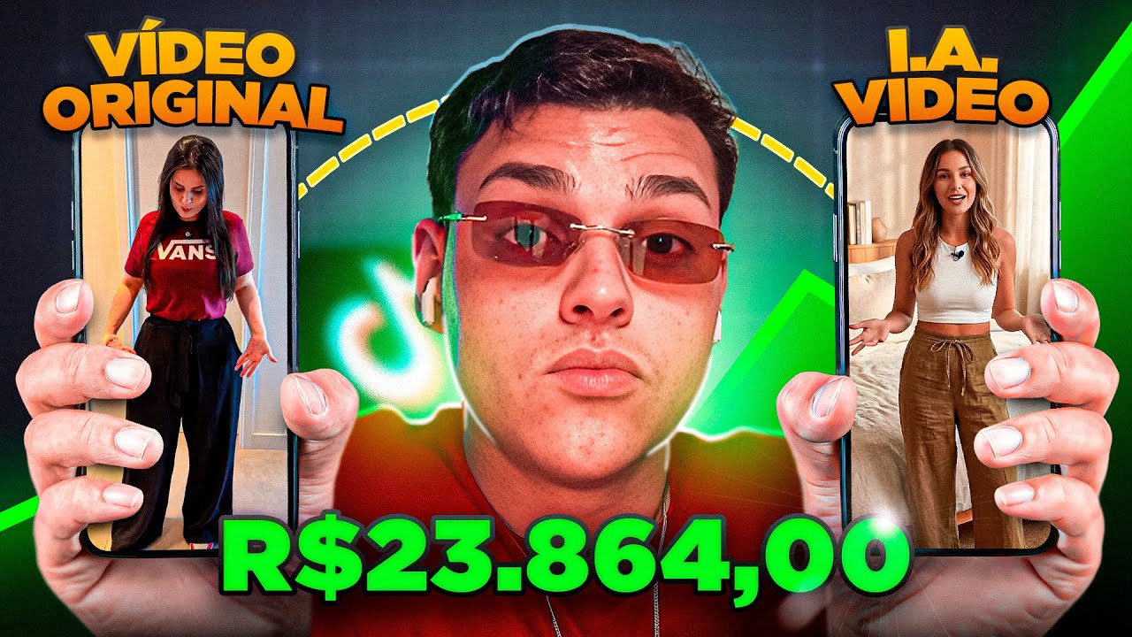 Copiei um Vídeo que Já Vendia e Faturei R$23.864 com IA no TikTok Shop