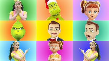 Ellie Sparkles Plays DIY Box Fort Game In The Classroom