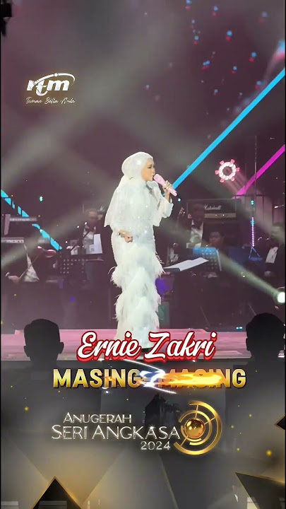 Ernie Zakri masa persembahan lagu Masing-Masing dalam #AnugerahSeriAngkasa2024
