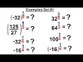 Algebra Ch 18 Rational Exponents 4 Of 15 Examples Set 1 Algebra Ch 18 Rational Exponents 4 Of 15 Examples Set 1