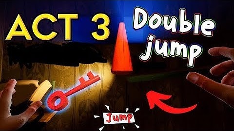 Hello Neighbor Act 3 Red Key Door Open Double jump