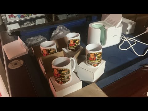 Hard at work printing new cups
