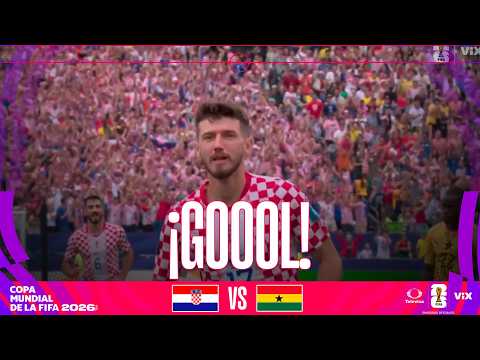 ¡GOOL DE CROACIA! Croacia vs Ghana | Copa Mundial de la FIFA 2026 - J3 Grupo L | TUDN
