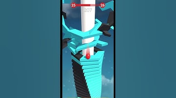 Stack Ball 3D level 25-26 #stackball #shorts #gaming #3d