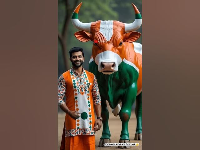 trending india vs pakistan ai bull story #viralvideo #ai #story #cartoon #india #pakistan
