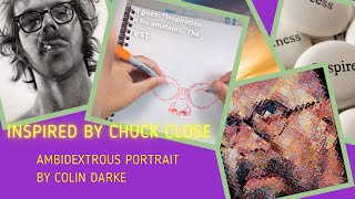 Inspired By: Artist Chuck Close mondaymotivation inspirational