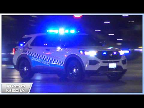 2025 Chicago Police Ford Police Interceptor Utility Responding Code 3!