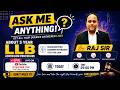 LIVE : Ask me Anything on Admission Process of 3 Years LLB 2026 #mhcetlaw #3yearllb #beducare