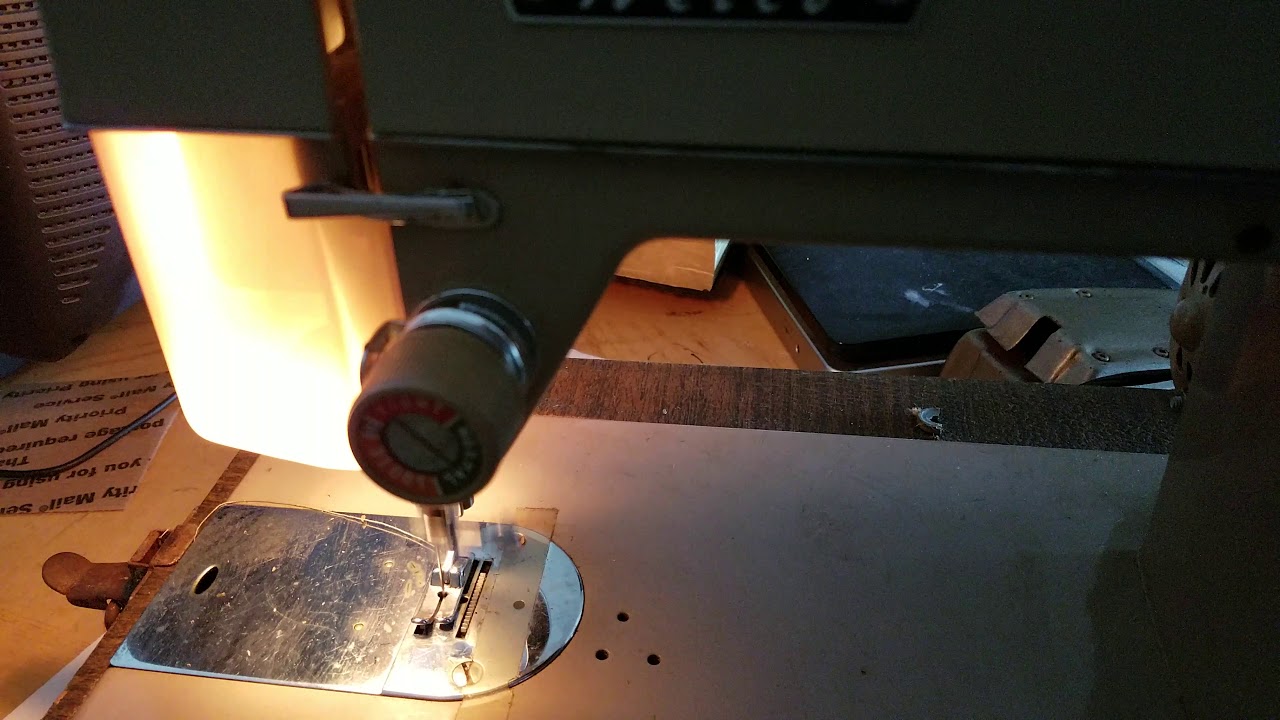Nelco Sewing Machine Demo Model No. JA38 YouTube