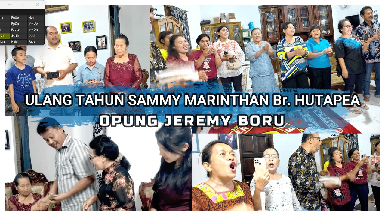 ULANG TAHUN OPUNG JEREMY BORU (SAMMY MARINTHAN Br. HUTAPEA) KE 84 TAHUN DI TANGGAL 31 OKTOBER 2025.