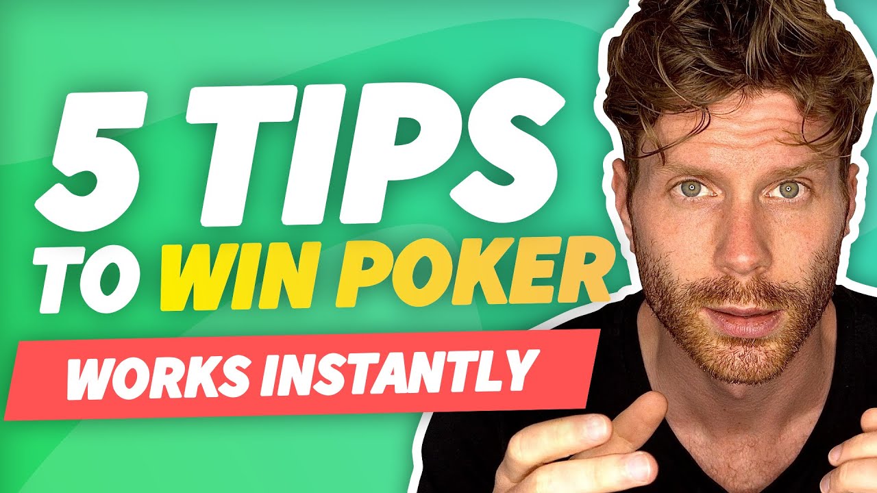 5 tips to WIN at poker Beginner Poker Strategy YouTube
