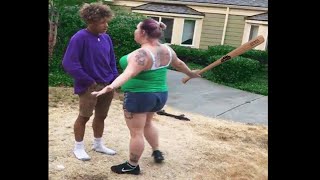 RACIST Karen Tries To FIGHT Kid after this..