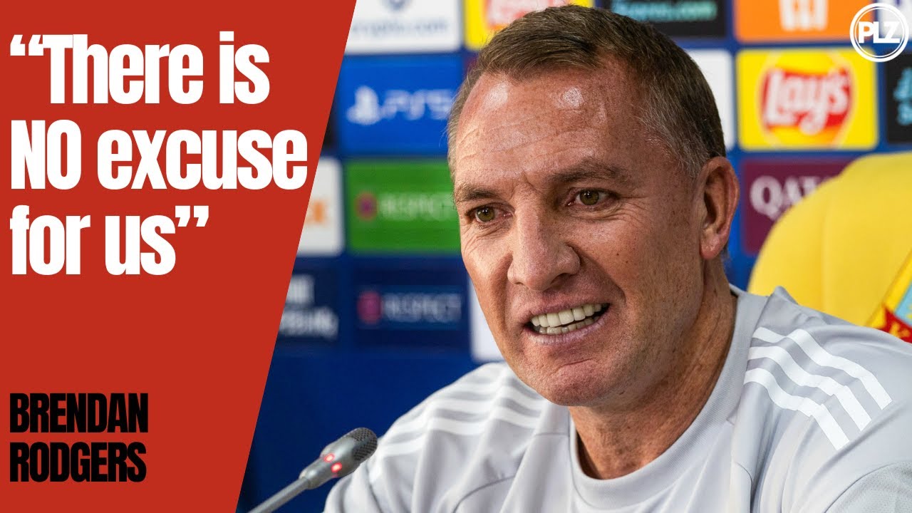 🗣 'NO EXCUSES' for Champions League failure I Brendan Rodgers Press Conference 