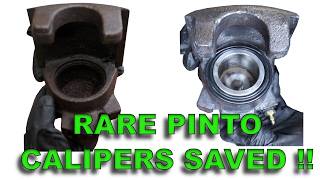 Saving Impossible-to-Find 1973 Pinto Brake Calipers! (Rusty to Rebuilt) DIY Clean-up and Repair!