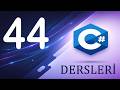 Ders 44 C# Programlamada Foreach Döngüsü Break ve Continue Komutları