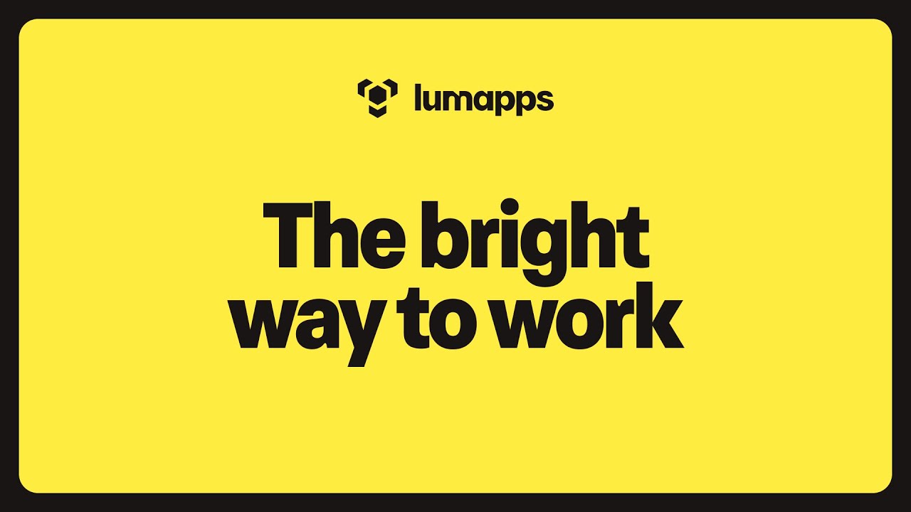 Lumapps video thumbnail