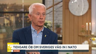 Tidigare ÖB om Sveriges väg in i Nato: ”Vi är bättre förberedda til… | Nyhetsmorgon | TV4 & TV4 Play