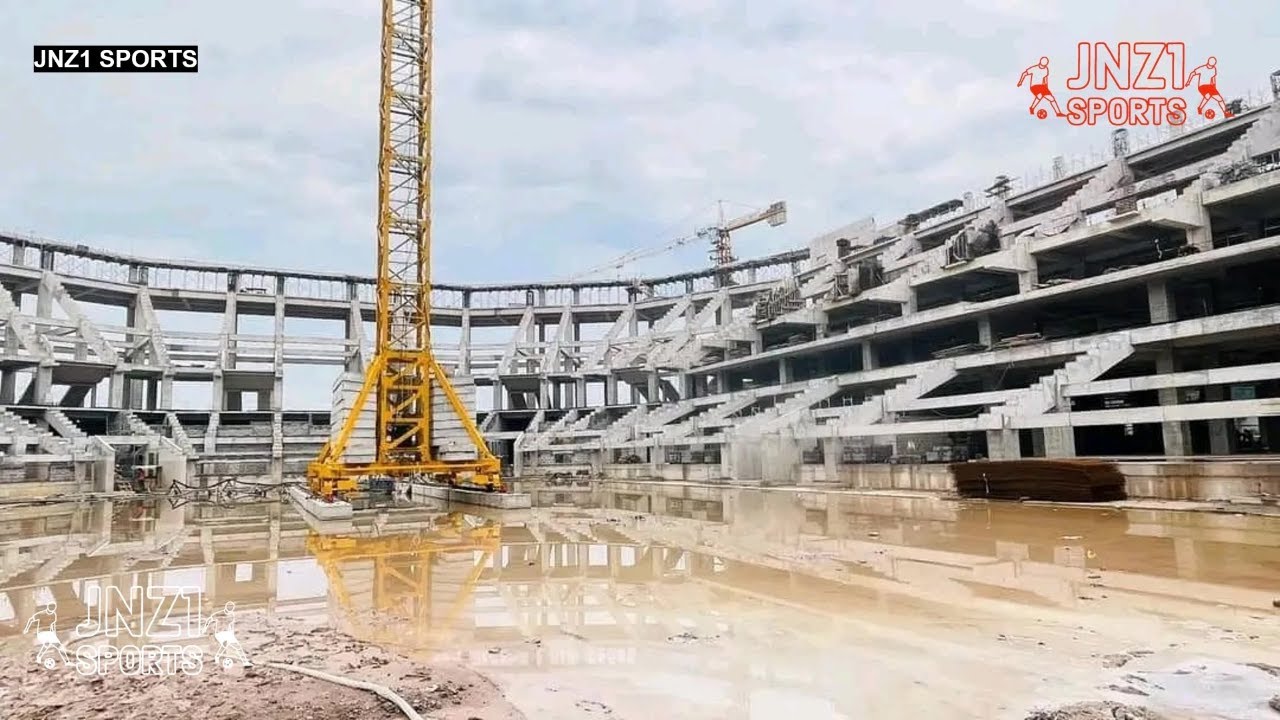 KINSHASA ARENA VOLUTION DES TRAVAUX  LA CHARNIRE DE MAZEMBE PARMI LES MEILLEURES EN AFRIQUE