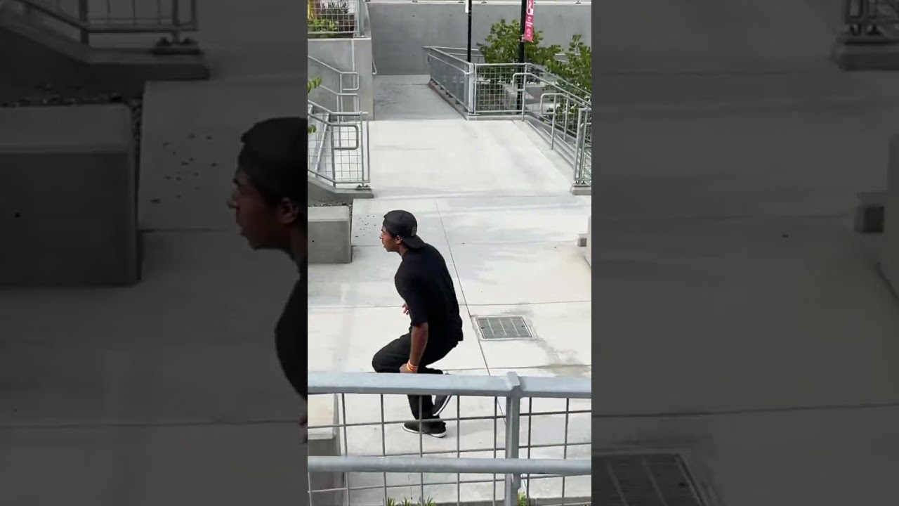 🐅  Tri Gross' fastest speed parkour run @ Apex L1 parkour coach certification in San Diego (2021)