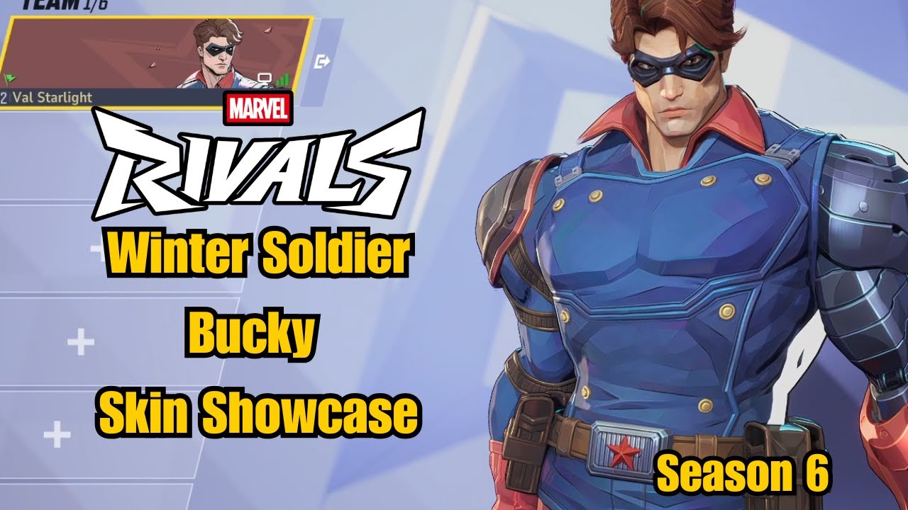 Winter Soldier | Bucky Battle Pass Skin Showcase | Marvel Rivals ...
