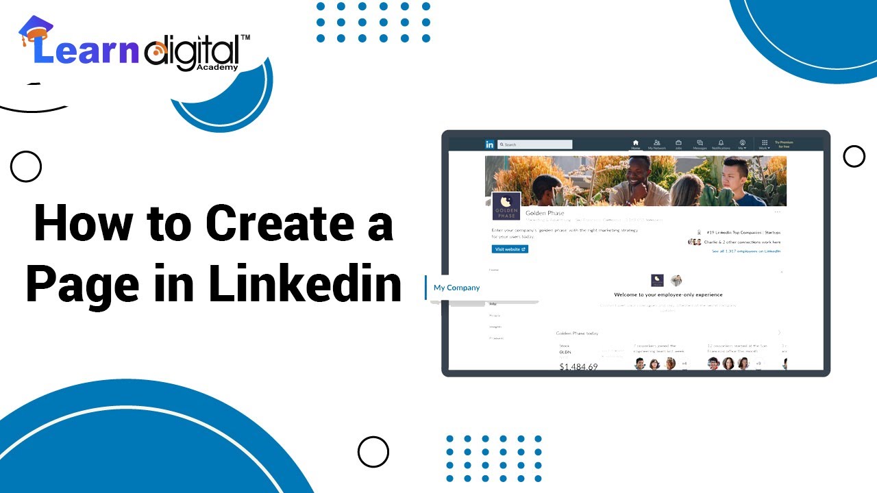 How to Create a page in Linkedin | Creating linkedin page | Learn ...
