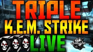 Ghosts: LIVE "TRIPLE K.E.M STRIKE" with 117 KILLS SPECIALIST in Domination!