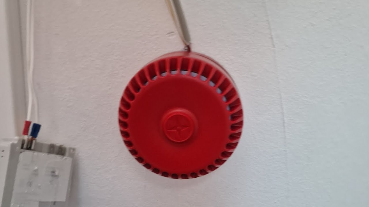 Akustische signale und blitzleuchte zeigen mit Probe alarm 