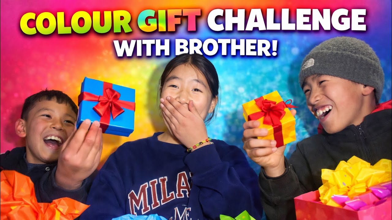 Colour challenge with brother 🫂| Random vlog || Never expected this gift from brothers ❤️🫶